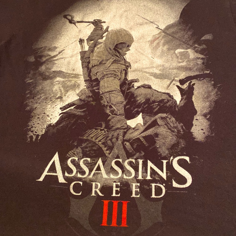 Vintage 2012 Assassins Creed Gamer Tshirt | Size L